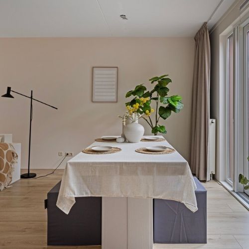 Tischdecke | 230 cm x 136 cm | Für Papptisch | Home Staging