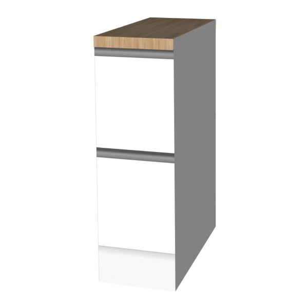 CUBIQZ UNTERSCHRANK 30 CM mit Arbeitsblatt in 3 Farben
