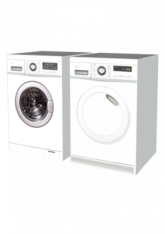 QUARKZMAN Trockner Trommelrollen-Set 4581EL3001E - 2 Stück Ersatzrollen