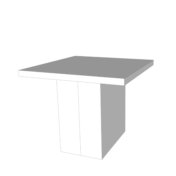 ESSTISCH Tischplatte 5 cm