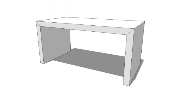 LUUCK Nachttisch breit 3-seitig