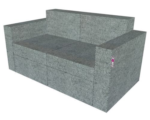 2-ER SOFA INKLUSIVE STOFFBEZUG