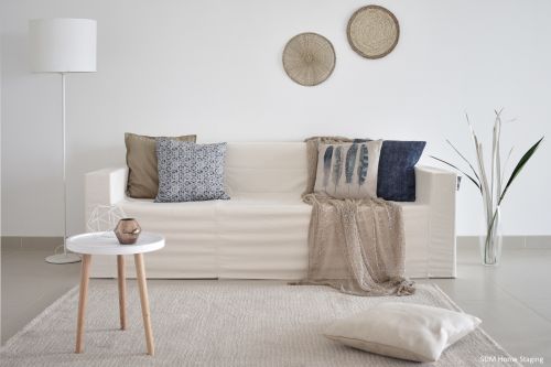 Cubiqz STOFFBEZUG FÜR 3-ER SOFA in der Farbe OFF WHITE (Preis ist exklusive Pappmodule und Accessoires)