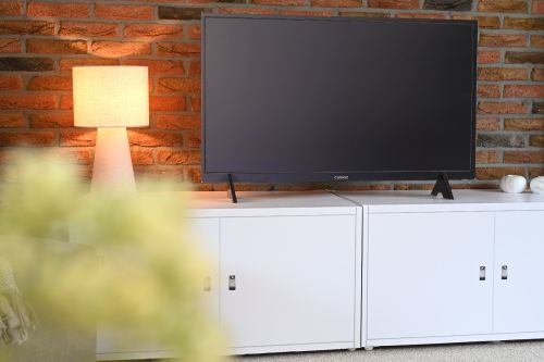 FLACHBILD-TV | aus Pappe | 3D-Modul für Homestaging, Display und Einzelhandel
