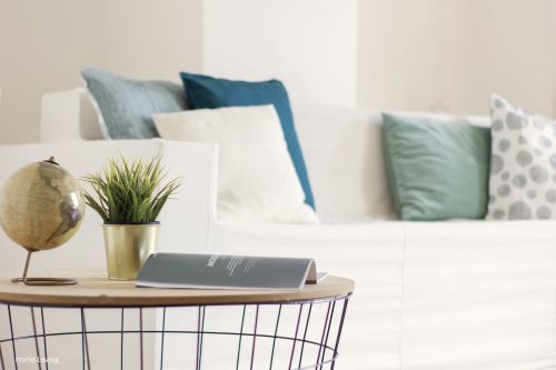 Stoffbezug für Cubiqz 2-er Sofa aus Pappe in der Farbe OFF WHITE