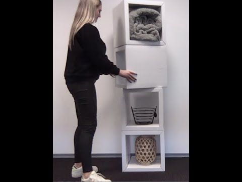 3-PIECE SET LUUCK CUBES | Pappmöbel | Modular | Home Staging