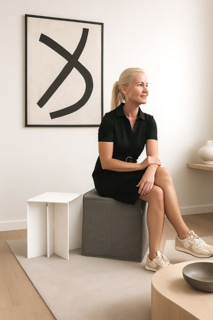 Hocker - Sitzwürfel aus Pappe 45x45 cm | erhältlich in uni, bedruckt & mit Stoffbezug - Cubiqz TakeYourSeat