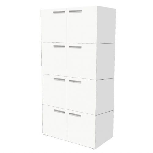 KLEIDERSCHRANK AUS PAPPE
