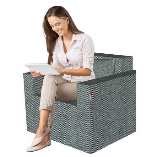 Sessel aus Pappe | Sitzbar - TakeYourSeat (TYS) - Cubiqz