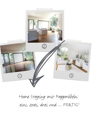 Mit Cubiqz Wohnungseinrichtung aus Pappe Immobilien vermarkten - Fix und Flip Investoren